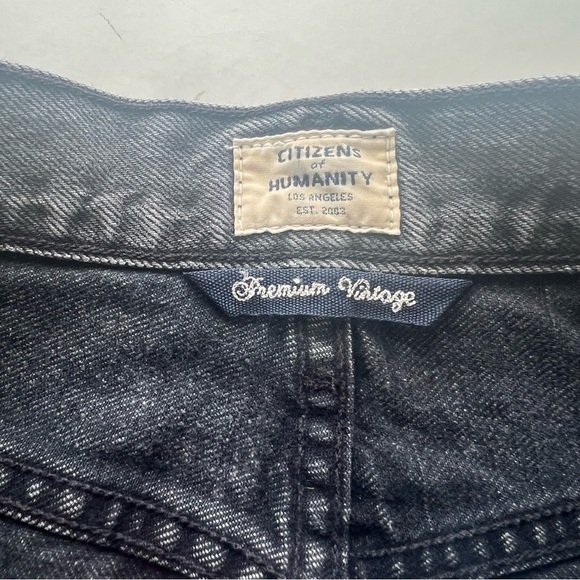 Citizens of Humanity Denim Blue Jean Skirt NEW size 27 mini - Picture 4 of 7